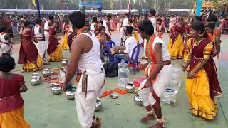 భీమవరంలో కోలాటం | దిగు దిగు దిగు నాగ పాట | @smedia