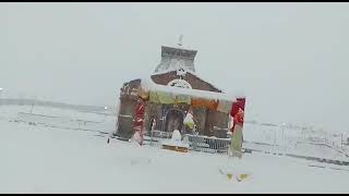 #watch video:#केदारनाथ में जमकर हो रही #snowfall