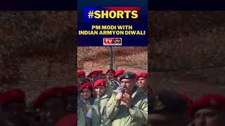 PM modi with army on Diwali #shorts #pmmodi