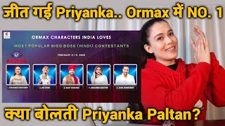 Bigg Boss 16 ORMAX Finale List, Priyanka NO. 1, Jeet Gayi Priyanka Chahar Choudhary