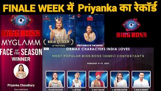 Bigg Boss 16 | Finale Week Me Priyanka Ka Record | Boss, Queen, Ormax