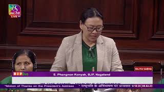 S. Phangnon Konyak's remarks on Motion of Thanks to the President's address in Rajya Sabha