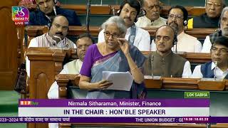 Smt. Nirmala Sitharaman's reply on General Discussion on Union Budget 2023-24 in Lok Sabha.