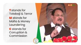 TMC is synonymous with Tolabaji, Money laundering and corruption: Shri JP Nadda