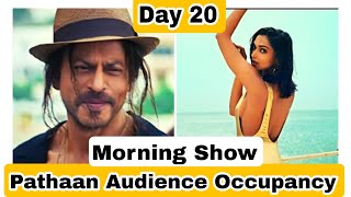 Pathaan Movie Audience Occupancy Day 20 Morning Show In India