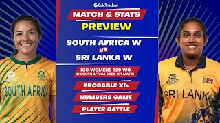 SL W vs SA W | Women's T20 World Cup | Match Stats and Preview