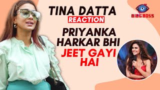 Tina Datta Reaction On Priyanka NOT WINNING Bigg Boss 16.. MC Stan, Shiv Thakare