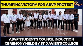 ABVP Student's Council induction Ceremony held by St. Xavier's College