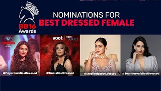 Bigg Boss 16 Awards | Nominations For Best Dressed Female.. Priyanka, Tina, Sreejita, Soundarya