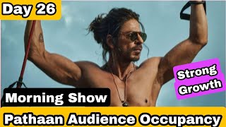 Pathaan Movie Audience Occupancy Day 26 Morning Show