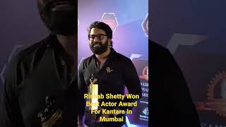 Rishab Shetty Won Best Actor Award For Kantara In Mumbai At Dadasaheb Phalke International Awards