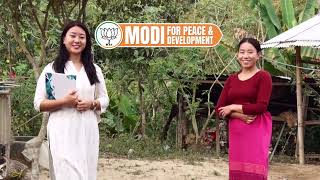 For improving the quality of lives of the people of Nagaland, Vote for BJP again!
