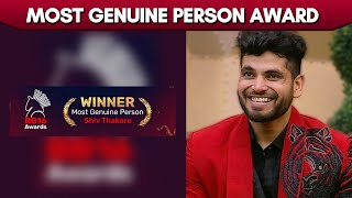 Shiv Thakare Gets MOST Genuine Person Award By Voot | Bigg Boss 16