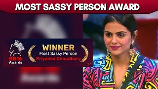 Bigg Boss 16 Ke Baad Priyanka Ka Record.. Most Sassy Person Award Voot