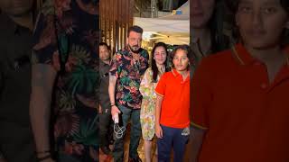Sanjay Dutt With Manyata Dutt and Kids Spotted In Mumbai