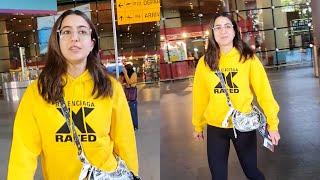Sara Ali Khan Pataudi Spotted At Mumbai Airport