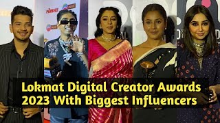 Lokmat Digital Creator Awards 2023 - Shehnaaz Gill, Rupali Ganguly, MC Stan, Munawar & Prajakta Koli
