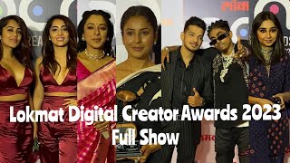 Lokmat Digital Creator Awards FULL SHOW - Shehnaaz, MC Stan,Munawar, Prajakta, Rupali & Chinki Minki