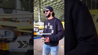 #dulquersalmaan Spotted At Mumbai Airport