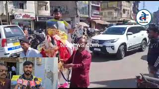 खंडवा Congress पार्षद मुल्लू राठौर घोड़े पर सवार होकर nagar nigam khandwa पहुंचे, video हुआ viral