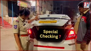 Vehicle Checking Ke Baad Special Vehicle Checking | Singareni Colony Saidabad |@SachNews