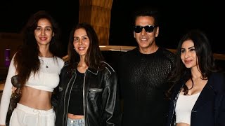 Akshay Kumar, Disha Patani, Mouni Roy & Sonam Bajwa Spotted At Airport Leaving For Entertainer Tour