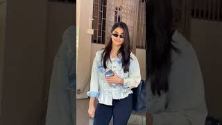 #poojahegde Spotted at dubbing studio