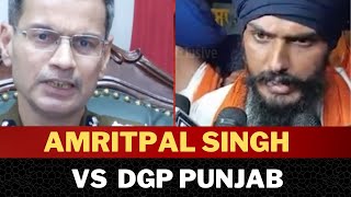 DGP punjab vs Amritpal singh waris punjab de || Tv24 punjab News || latest News punjab