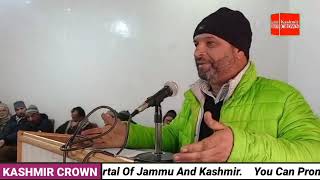 National Conference constituency Candidate for Gulmarg Mr Farooq Ahmad Shah held a meeting