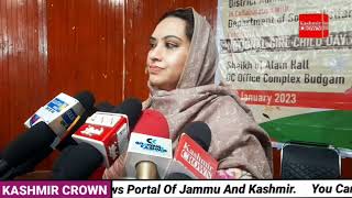 District administration Budgam in collaboration with  social welfare Budgam celebrated National girl
