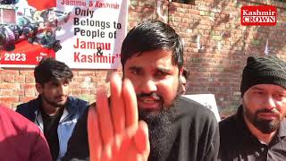 Waqar H Bhatti  & Aadil nazir khan  Protest  at Jantar Mantar, Against the Anti-encroachment