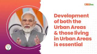 Development of both urban areas and those living in the urban areas is essential.