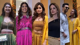 Nimrit Kaur Ahluwalia, Shamita Shetty, Suzanne Khan, Neha Dhupia & Angad Bedi Spotted In Town