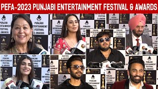 PEFA-2023 ( Punjabi Entertainment Festival & Awards) Shipra Goyal | Sachin Ahuja | Satinder Satti