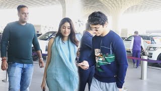 Janhvi Kapoor Spotted With Boyfriend At Airport
