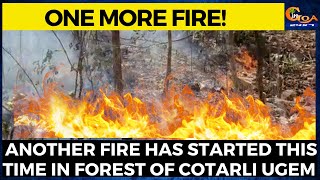 Another fire has started this time in forest of Cotarli Ugem
