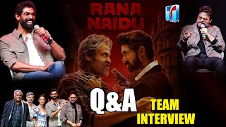 Rana Naidu Team Q&A With Media | Venkatesh & Rana Dagubbati | Rana Naidu web series | Top Telugu TV