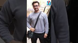 Aamir Khan Spotted at Sophie Choudra House..|#aamirkhan #bollywood #toptelugutv #ytshorts #shorts