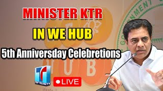 KTR LIVE : KTR Participating in WE HUB 5th Anniversday Celebretions | KTR Speech | Top Telugu TV