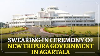 Swearing-in ceremony of new Tripura government in Agartala