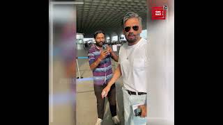 Suniel Shetty ने Airport पर देखा कुछ ऐसा, देखते ही चेहरे पर नज़र आई परेशानी !