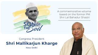 LIVE: Launch of the book 'Son of the Soil' by Congress President Sh. Mallikarjun Kharge in New Delhi
