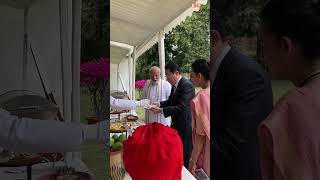 Watch Japanese PM trying savoury snack Golgappe with PM Modi! | PM Kishida |  Buddha Jayanti Park