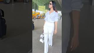 #sonalchauhan Spotted At Mumbai Airport