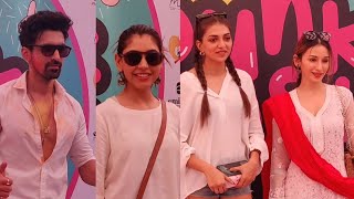 Niti Taylor, Heli Daruwala & Arjit Taneja At Dunk Fest Holi Celebration At Juhu