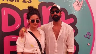 Tushar Kalia With Wife At Dunk Fest Holi Party 2023