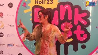 Zareen Khan With Shivashish At Dunk Fest Holi Party 2023