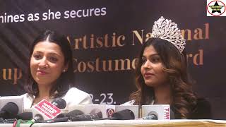 Mrs. Zoya Sheikh won the 3rd Runner Up Title at Mrs. Universe 2022-23 held PC with Mohini Sharma.