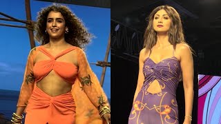 Shilpa Shetty and Sanya Malhotra Ramp Walk At Lakme Fashion Week 2023