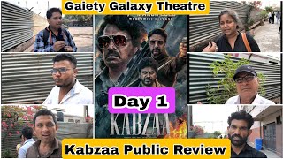 Kabzaa Movie Public Review First Day First Show At Gaiety Galaxy Theatre In Mumbai